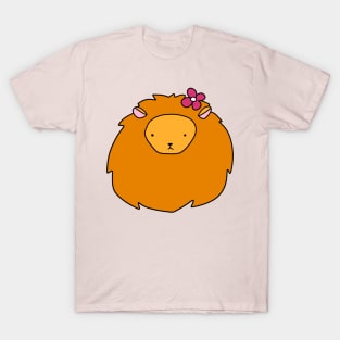 Flower Lion Face T-Shirt